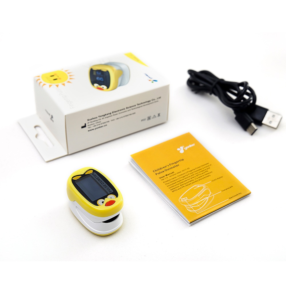 Pulse Oximeter Children Medical Device Rechargeable